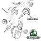 Preview: Umlenkrolle Jeep Wrangler + Cherokee + Grand Cherokee 2,5 + 4,0 L 96-02