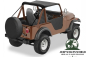 Preview: Halbtüren Satz Schwarz Willys M38A1 + Jeep CJ5 + CJ6 55-75