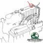 Preview: Crown Crankcase Vent PCV Valve rear Jeep Wrangler YJ TJ / Cherokee XJ / Grand Cherokee ZJ ZG WJ 4.0L Engine (94-04)