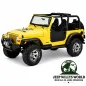 Preview: Bestop Lower Half Fabric Soft Doors Bestop Black Diamond Jeep Wrangler TJ (1996-2006)
