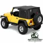 Preview: Bestop Supertop NX Folding Top Black Denim  with tinted windows Jeep Wrangler TJ (1996-2006)