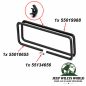 Preview: Scheibendichtung Frontscheiben Kit Jeep Wrangler 87-95