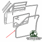 Preview: Door Seal Front / Rear 4-Doors Jeep Cherokee 84-96