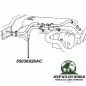 Preview: Gates Heizungsschlauch Wärmetauscher Rücklauf Jeep Cherokee XJ 2,5L (1997-2000)