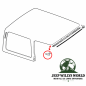 Preview: Hardtop Corner Seal Right Upper Jeep Wrangler 87-95