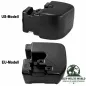Preview: Crown Bumper Rear Extension Right Black plastic US Style Jeep Wrangler TJ  (96-06)