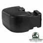 Preview: Crown Bumper Rear Extension Left Black plastic US Style Jeep Wrangler TJ  (96-06)