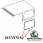 Preview: Dichtung Seitenscheibe Hardtop rechts oder links Jeep Wrangler 87-95