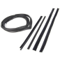 Preview: Türdichtung Set 5-teilig links Jeep CJ + Wrangler 76-95