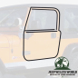 Preview: Türdichtung Set 5-teilig links Jeep CJ + Wrangler 76-95