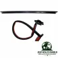 Preview: Fairchild Hardtop Heckscheibendichtung Glas unten + Halteschiene. Jeep Wrangler JK (11-18)