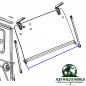 Preview: Fairchild Liftgate Hardtop Glass Seal. Jeep Wrangler JK (07-10)