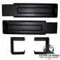 Preview: Crown Hecktür Scharnier Blenden Set 4-teilig Jeep Wrangler JK (07-18)