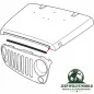 Preview: Fairchild Liftgate Hardtop Glass Seal Rear. Jeep Wrangler JK (11-18)