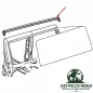 Preview: Fairchild Dichtung oben am Scheibenrahmen. Jeep Wrangler JK (07-18)