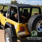 Preview: Bestop Trektop NX Folding Top Black Denim  with tinted windows Jeep Wrangler TJ (1996-2006)