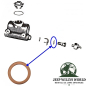 Preview: Master Cylinder Outer Seal Jeep Willys MB M38 M38A1 CJ Ford GPW 41-66