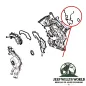 Preview: Crown Timing Case Cover Gasket Set Jeep Wrangler , Gladiator , Cherokee , Grand Cherokee 3.0L 3.2L 3.6L Engine (11-26)