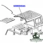 Preview: Fairchild Hardtopdichtung am Dachpanel. Jeep Wrangler JK 4-türer (07-18)