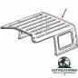 Preview: Fairchild Heckscheibendichtung Hardtop oben. Jeep Wrangler JK (11-18)