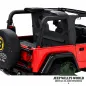 Preview: Bestop Wrap Around Windjammer Black Diamond Premium Vinyl leather imitation structured Jeep Wrangler TJ (2003-2006)