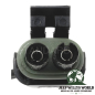 Preview: Reparatur Kit Schalter Rückwärtsgang AX4 AX5 AX15 Schaltgetriebe Jeep Cherokee XJ Wrangler YJ TJ Grand Cherokee ZJ (84-02), Stecker mit Pins sichtbar.