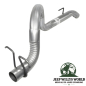 Preview: Aluminisiertes Endrohr, Endrohrbogen für 2,5L, 4,0L oder 4,2L Motor Auspuffanlage hinten. Jeep Wrangler YJ (1987-1995).