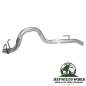 Preview: Aluminisiertes Endrohr, Endrohrbogen für 2,5L, 4,0L oder 4,2L Motor Auspuffanlage hinten. Jeep Wrangler YJ (1987-1995).