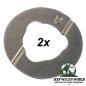 Preview: Intermediate Gear Shaft Kit Dana 18, Dana 20, Dana 300 Transfer Case Jeep Willys, M38A1, CJ3B, CJ5, CJ6, CJ7, CJ8 (46-86), Thrust Washer.