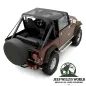 Preview: Bestop Bikini Top Traditional Style Mesh Netting Jeep CJ7 CJ8 Wrangler YJ (76-91), mounted.