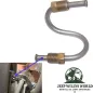 Preview: Wheel clyinder brake line highlighted with an arrow to position on car. Ford GPW, Jeep CJ, Willys, M38 M38A1 (1941-1971).