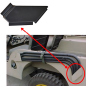 Preview: Soft top frame side panel Field Top rear bracket Jeep CJ2A CJ3A 46-53
