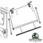 Preview: Fairchild Hardtop Heckscheiben Halteschiene. Jeep Wrangler JK (07-10)