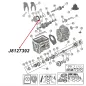 Preview: Explosionszeichnung von Dichtung Eingang am SR4 Schaltgetriebe Jeep CJ (80-83)