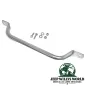 Preview: RT Off-Road stainless steel grab bar, polished for passenger side on Jeep Willys M38A1, CJ5 CJ7 CJ8 (1952-1986).