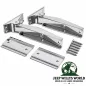 Preview: Tailgate Hinge Set in Stainless Steel Jeep Wrangler TJ 97-06
