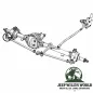 Preview: Crown Spurstangenkopf rechts innen am oder aussen Jeep Willys M38 + M38A1 (1950-1966)