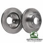 Preview: Brake Rotor Set front Jeep CJ YJ XJ MJ 82-89, 4 Pad overview, pad side shown.