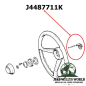 Preview: Horn Slip Ring 4-piece Set Jeep CJ Wrangler Cherokee 76-95