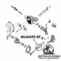 Preview: Pinion Bearing Kit Inner Front Axle Jeep CJ + Wrangler + Cherokee + Grand Cherokee 66-26