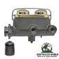 Preview: Hauptbremszylinder Jeep CJ5 CJ6 SJ J-Serie 68-75 ohne Bremskraftverstärker, seitlich abgebildet, mit dem Gewinde auf der linken Bildseite.