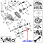 Preview: Simmerring für das Ölpumpengehäuse vom NP228, NP231 und NP242 Verteilergetriebe oder Ausgang hinten NP228 und NP229 Verteilergetriebe. Jeep Cherokee XJ, Wrangler YJ, TJ, Grand Cherokee ZJ / ZG / Comanche MJ (1982-2007), Explosionszeichnung, die die Positi