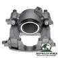 Preview: Front Left Brake Caliper Jeep CJ5 CJ7 CJ8 YJ XJ MJ 82-89, pictured from above slightly tilted forward top side laying down.