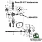 Preview: Simmerring Steckachse innen Öl Dana 25 + 27  Ford GPW / Jeep CJ / Willys MB M38 M38A1 (1941-1971)