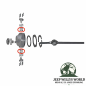 Preview: Achsschenkel Einstellscheiben Vorderachse Dana 25 + 27 Jeep CJ + Willys 41-71