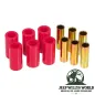 Preview: Blattfederbuchsen Set vorne oder hinten PU rot Jeep CJ 55-75