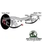 Preview: Blattfederbuchsen Set vorne oder hinten PU rot Jeep CJ 55-75