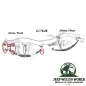 Preview: Blattfederbuchsen Set vorne PU rot Jeep CJ 76-86