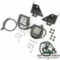 Preview: Headlights LED Set incl. Bracket on Windshield Frame Jeep CJ Wrangler 76-95