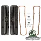 Preview: Ventildeckel Paar Aluminium mit OMIX Logo Jeep CJ + Wagoneer SJ 5,0 + 5,9 L 8 Zyl. 72-91